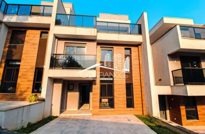 Casa em condomínio fechado com 3 quartos à venda na rua henrique itiberê da cunha, 982, bom retiro, curitiba, 166 m2 por r$ 899.000