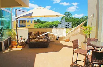 Cobertura com 3 quartos à venda na rua elbe pospissil, 63, juvevê, curitiba, 260 m2 por r$ 1.490.000