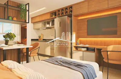 Kitnet / stúdio à venda na avenida visconde de guarapuava, 3070, centro, curitiba, 22 m2 por r$ 360.000