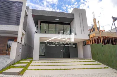 Casa em condomínio fechado com 4 quartos à venda na rua irma schreiner maran, 475, santa cândida, curitiba, 190 m2 por r$ 1.199.000