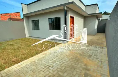 Casa com 3 quartos à venda na rua ivaí, 490, iguaçu, araucária, 73 m2 por r$ 550.000