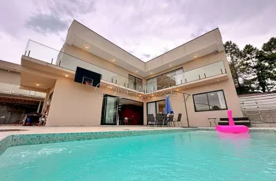 Casa em condomínio fechado com 4 quartos para alugar na rua antônio wolpe, 600, butiatuvinha, curitiba, 260 m2 por r$ 12.500
