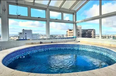 Cobertura com 3 quartos para alugar na rua bom jesus, 21, juvevê, curitiba, 319 m2 por r$ 14.900