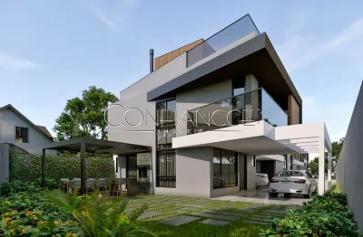 Casa em condomínio fechado com 3 quartos à venda na rua capitão virgínio de oliveira mello, 256, mercês, curitiba, 163 m2 por r$ 1.600.000