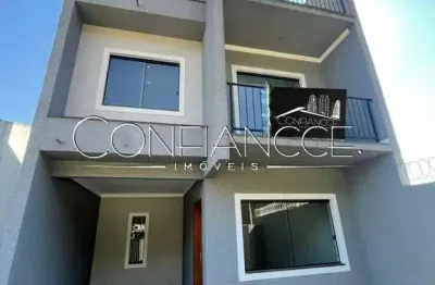 Casa com 3 quartos à venda na rua valdomiro rodrigues, tatuquara, curitiba, 128 m2 por r$ 589.000