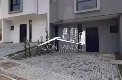Casa em condomínio fechado com 3 quartos à venda na rua walace landal, 100, santa cândida, curitiba, 118 m2 por r$ 567.900
