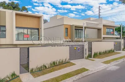 Casa em condomínio fechado com 3 quartos à venda na rua coronel josé carvalho de oliveira, uberaba, curitiba, 146 m2 por r$ 1.098.000
