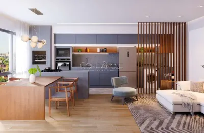 Apartamento com 2 quartos à venda na rua renato nunes ribas, 428, centro, pinhais, 46 m2 por r$ 463.008