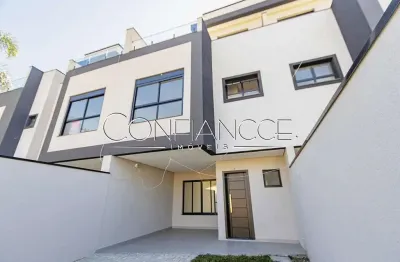 Casa em condomínio fechado com 3 quartos à venda na rua cuiabá, 1509, cajuru, curitiba, 136 m2 por r$ 815.000