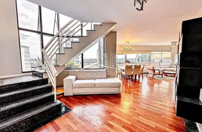 Apartamento com 4 quartos para alugar na rua deputado heitor alencar furtado, 1650, mossunguê, curitiba, 362 m2 por r$ 12.000