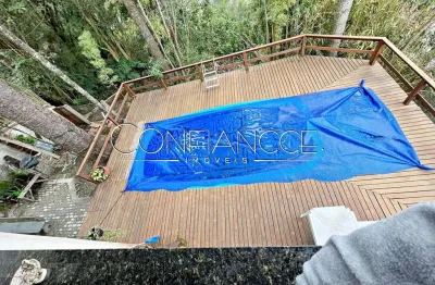 Casa em condomínio fechado com 5 quartos para alugar na rua eduardo geronasso, 1958, bacacheri, curitiba, 583 m2 por r$ 15.000