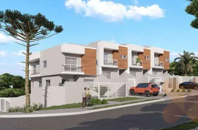 Sobrado com 3 dormitórios à venda, 143 m² por r$ 890.000,00 - boa vista - curitiba/pr
