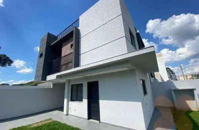 Sobrado à venda, 131 m² por r$ 695.000,00 - afonso pena - são josé dos pinhais/pr