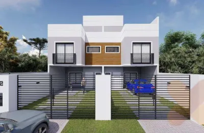 Sobrado com 3 dormitórios à venda, 126 m² por r$ 750.000,00 - boqueirão - curitiba/pr