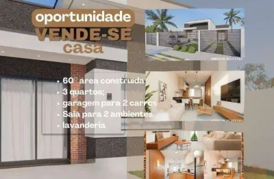 Casa com 3 dormitórios à venda, 60 m² por r$ 299.000,00 - riviera - matinhos/pr