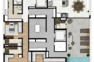 Apartamento com 3 quartos à venda na Rua Martim Afonso, 2888, Bigorrilho, Curitiba