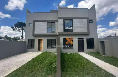 Sobrado com 3 dormitórios à venda, 100 m² por r$ 589.000,00 - lindóia - curitiba/pr