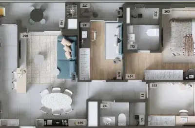 Apartamento com 3 quartos à venda na rua monsenhor ivo zanlorenzi, 890, campina do siqueira, curitiba, 78 m2 por r$ 1.104.600
