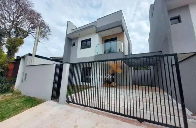 Sobrado com 3 dormitórios à venda, 133 m² por r$ 998.000,00 - afonso pena - são josé dos pinhais/pr