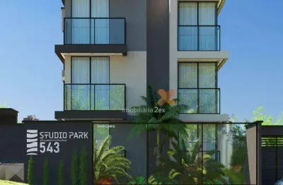 Studio com 1 dormitório à venda, 22 m² por r$ 264.718,44 - guabirotuba - curitiba/pr