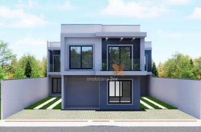 Sobrado com 3 dormitórios à venda, 103 m² por r$ 700.000,00 - portão - curitiba/pr