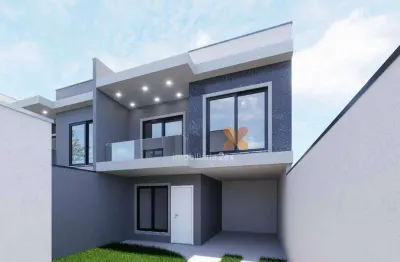 Sobrado com 3 dormitórios à venda, 104 m² por r$ 700.000,00 - portão - curitiba/pr