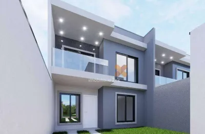 Sobrado com 4 dormitórios à venda, 106 m² por r$ 700.000,00 - portão - curitiba/pr