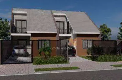 Sobrado com 3 dormitórios à venda, 86 m² por r$ 539.000,00 - cajuru - curitiba/pr