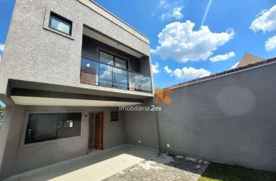 Sobrado com 3 dormitórios à venda, 114 m² por r$ 640.000,00 - boa vista - curitiba/pr