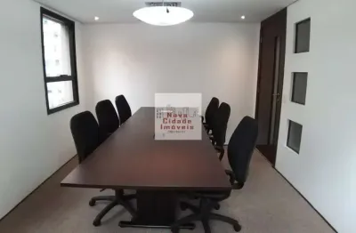 Vila Olímpia! Conjunto com. mobiliado 132 m² 1 sala 3 banheiros 3 vagas - SA2548