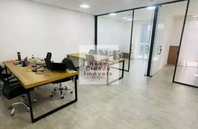 Brooklin! conj. comercial 70 mts²  1 sala semi-mobiliada 1 banh 2 vagas para locação. - sa2843
