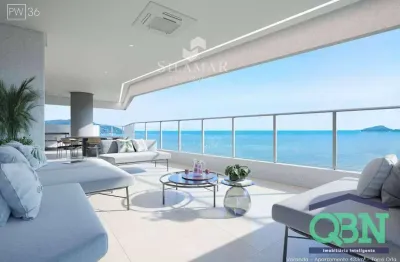 Lançamento apto. triple 'a' frente a praia do gonzaga com 433m² úteis - 04 suítes - 06 banheiros - varanda gourmet - 04 vagas - lazer completo