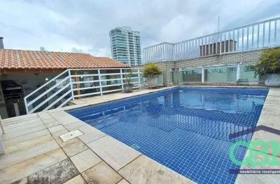 Cobertura à venda, 472 m² por r$ 2.150.000,00 - ponta da praia - santos/sp