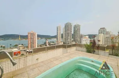 Cobertura à venda, 270 m² por r$ 1.499.000,00 - ponta da praia - santos/sp