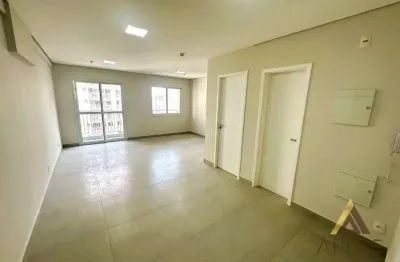Sala para alugar, 54 m² por r$ 2.300,00/mês - vila matias - santos/sp