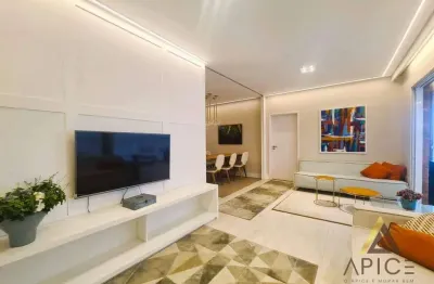 Maravilhoso apartamento alto padrão à 02 quadras da praia com 160m² úteis - varanda gourmet - 03 suítes - 05 w.c - 03 vagas - lazer completo - embaré