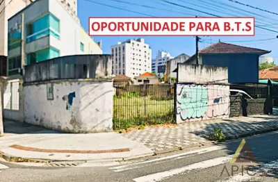 Oportunidade para  b.t.s - locação de terreno com 450m²  de esquina com avenida super movimentada por r$ 12.000 (pacote) - aparecida/santos