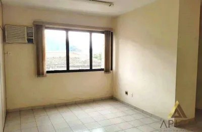 Excelente conjunto comercial à uma quadra da avenida ana costa com 40m² úteis - 02 salas - w.c - copa -  01 vaga por r$2.500 (mês/pacote) - santos