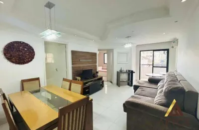 Apartamento com 2 dormitórios à venda, 67 m² por r$ 449.000,00 - itararé - são vicente/sp