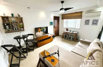 Apartamento à venda, 70 m² por r$ 455.000,00 - boqueirão - santos/sp