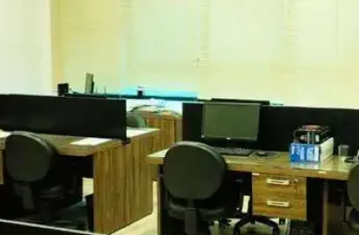 Sala comercial mobiliada 75m² com 02 banheiros - centro de santos ( r$ 3.500,00 / pacote )