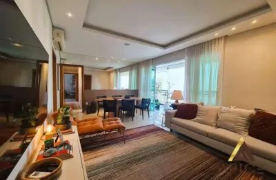 Maravilhoso apto. alto padrão porteira fechada com 139m² úteis - 03 dorm sendo 02 suítes - 04 wc - varanda ampla - 02 vagas - lazer completo - gonzaga