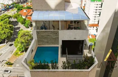 Maravilhosa cobertura triplex - 400m² úteis - 03 suítes - piscina - academia - esp. gourmet com churrasqueira - office - 03 vagas paralelas - gonzaga