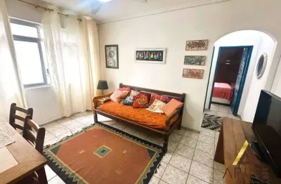 Apartamento com 1 dormitório à venda, 59 m² por r$ 307.000,00 - vila luis antônio - guarujá/sp