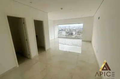 Sala para alugar, 54 m² por r$ 2.400,00/mês - vila matias - santos/sp