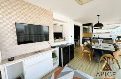 Apto. alto padrão porteira fechada com 124m² úteis - 03 suítes - varanda gourmet - lazer completo - 02 vagas por r$ 2.099m  vila rica