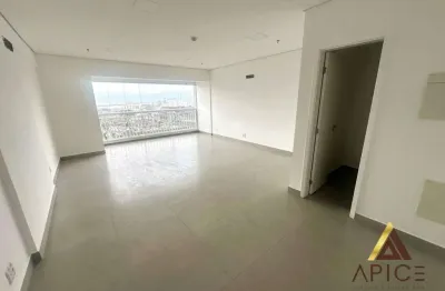 Sala para alugar, 54 m² por r$ 2.400,00/mês - vila matias - santos/sp