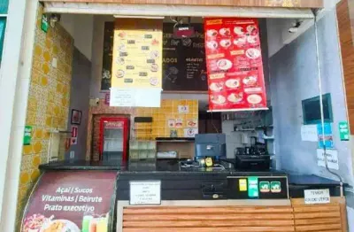 Venda de excelente loja + ponto comercial na praça de alimentação do shopping patio iporanga - r$ 389 mil - gonzaga
