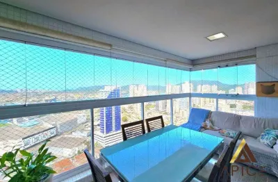 Lindo apto. alto padrão em condomínio clube com 111m² úteis - 3 dorms sendo  1 suíte - office - varanda gourmet - 2 vagas - r$ 1.060m - ponta da praia