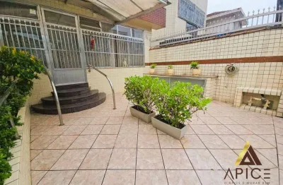 Casa com 2 dormitórios e 02 vagas à venda, 103 m² úteis por r$ 615.000 - boqueirão - santos/sp